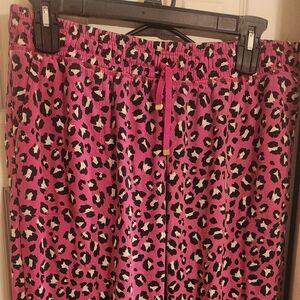 Crown & Ivy Pink and Black Leopard Print Garment